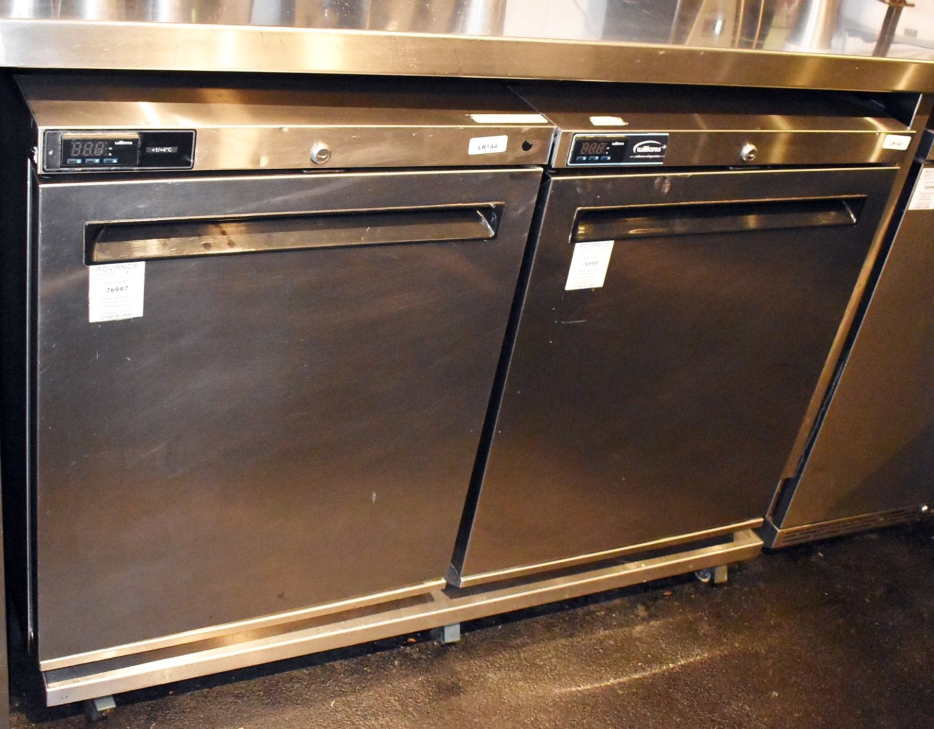 1 x Williams Undercounter Fridge and 1 x Williams Undercounter Freezer - Includes Trolley on Castors - Image 2 of 7