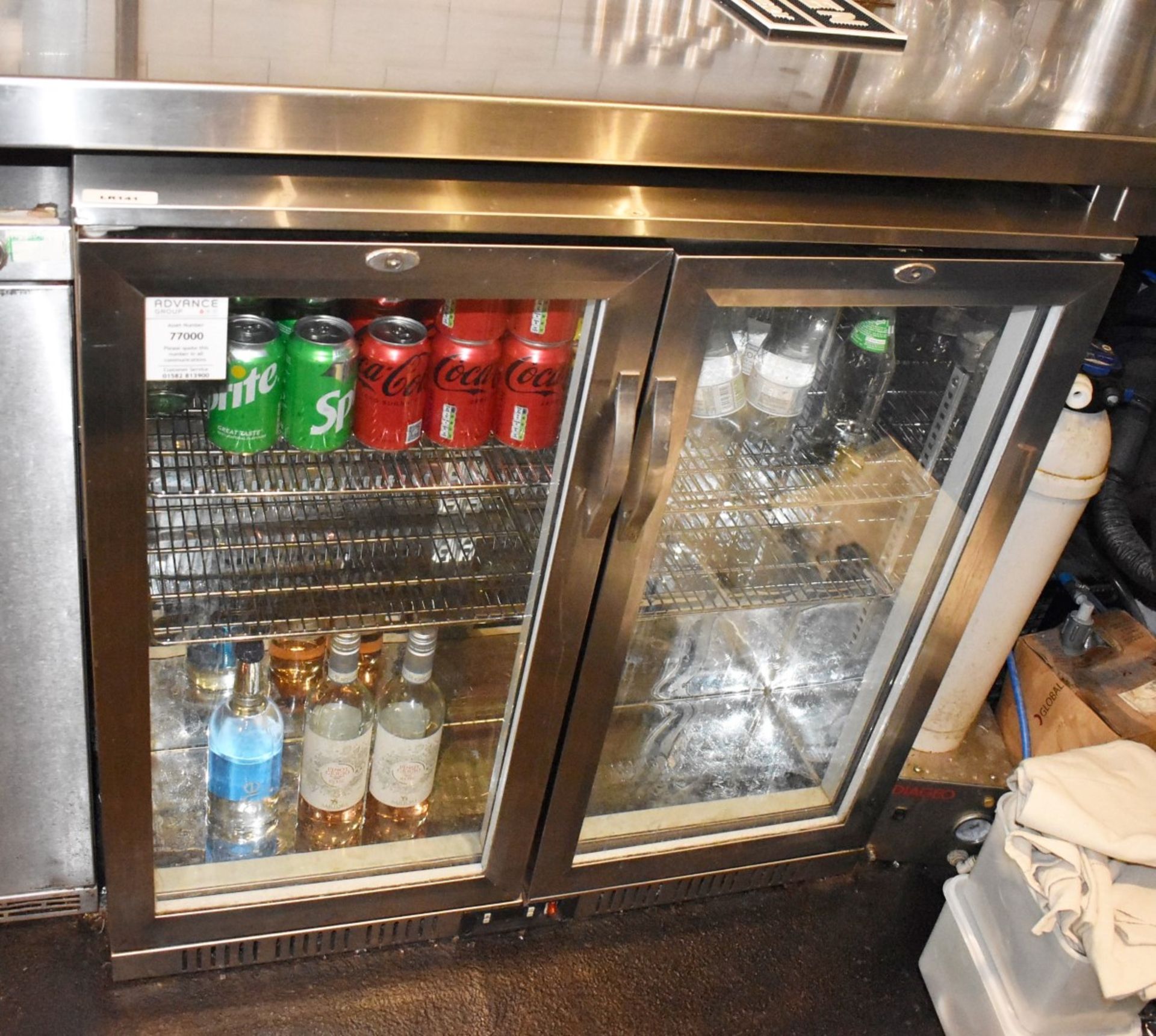 1 x Backbar Bottle Cooler With Stainless Steel Finish - Image 2 of 6