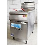 1 x Commercial Single Tank Gas Fired Fryer With Two Baskets