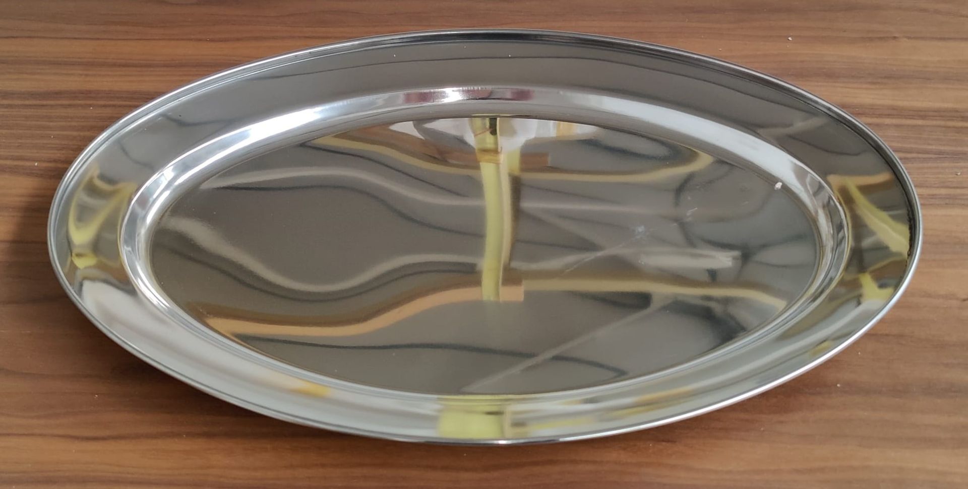 20 x Stainless Steel Oval Service Trays - Size: 450mm x 310mm - Brand New Boxed Stock - RRP £200 - Image 8 of 8