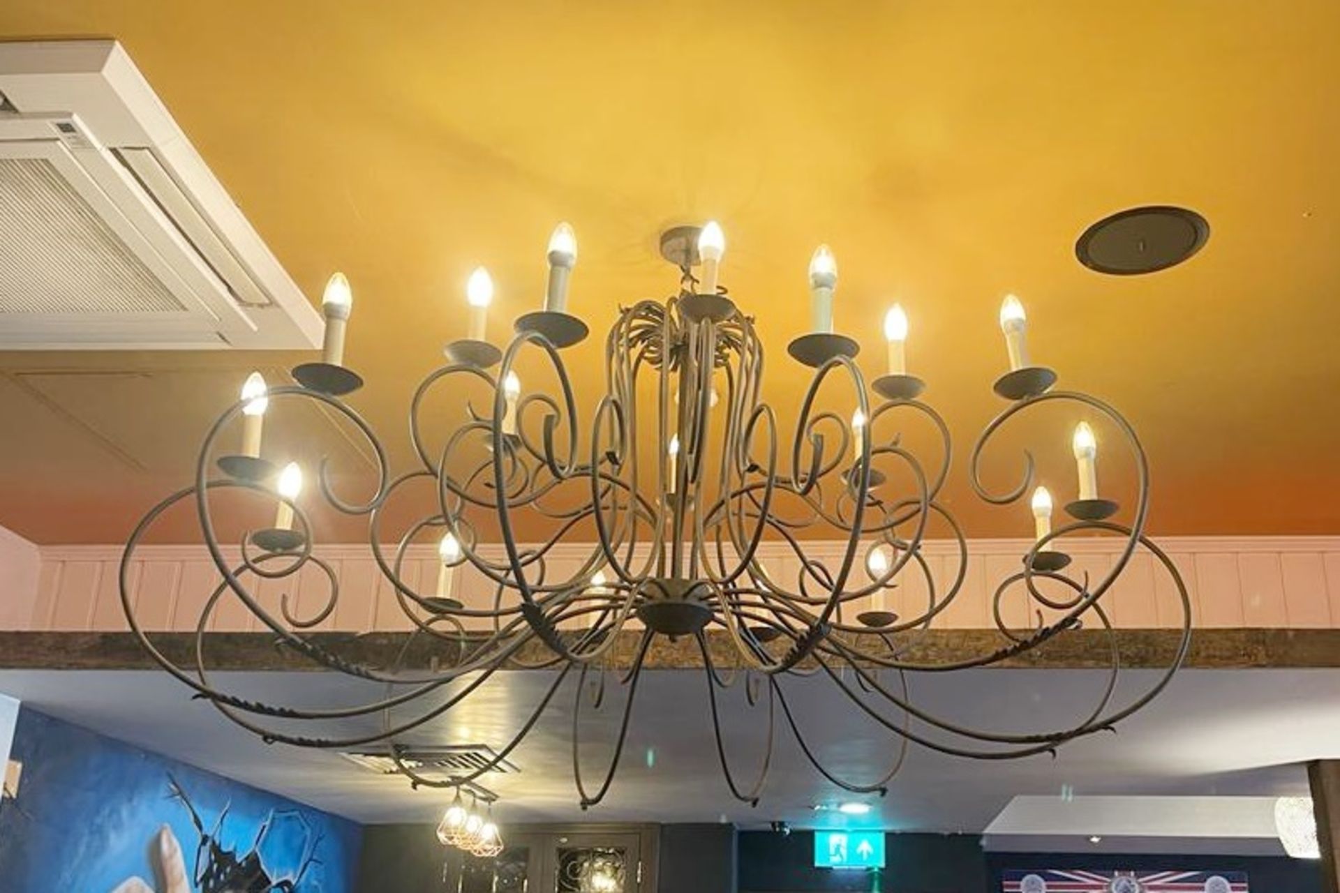 1 x Oranate Chandelier With Approximately Twenty Candle Lights - Image 2 of 6