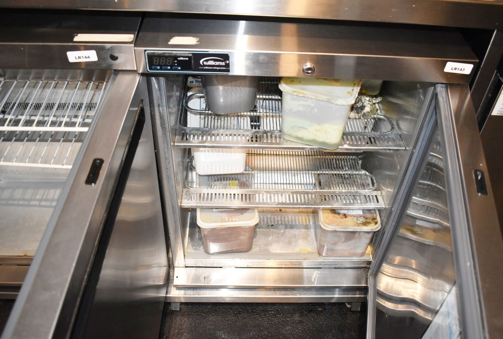 1 x Williams Undercounter Fridge and 1 x Williams Undercounter Freezer - Includes Trolley on Castors - Image 3 of 7