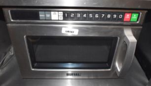 1 x Buffalo Commercial Stainless Steel Microwave Oven