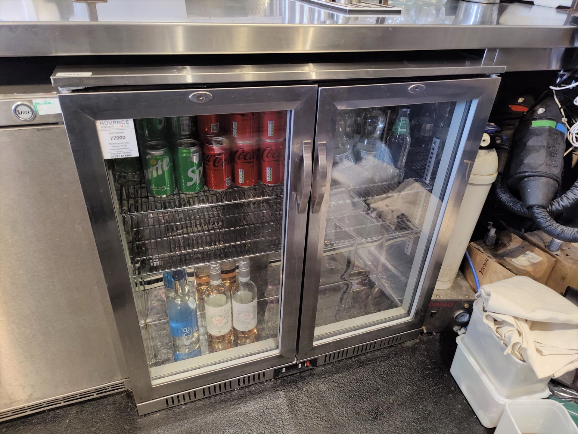 1 x Backbar Bottle Cooler With Stainless Steel Finish - Image 6 of 6