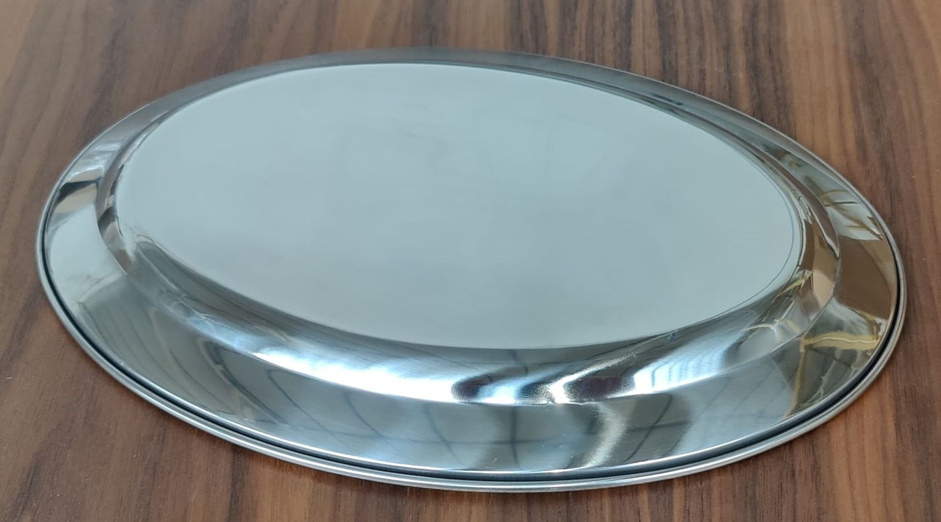 18 x Stainless Steel Small Oval Service Trays - Size: 255mm x 180mm - Brand New Boxed Stock RRP £90 - Image 3 of 8
