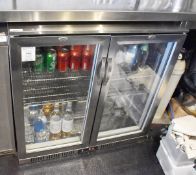 1 x Backbar Bottle Cooler With Stainless Steel Finish