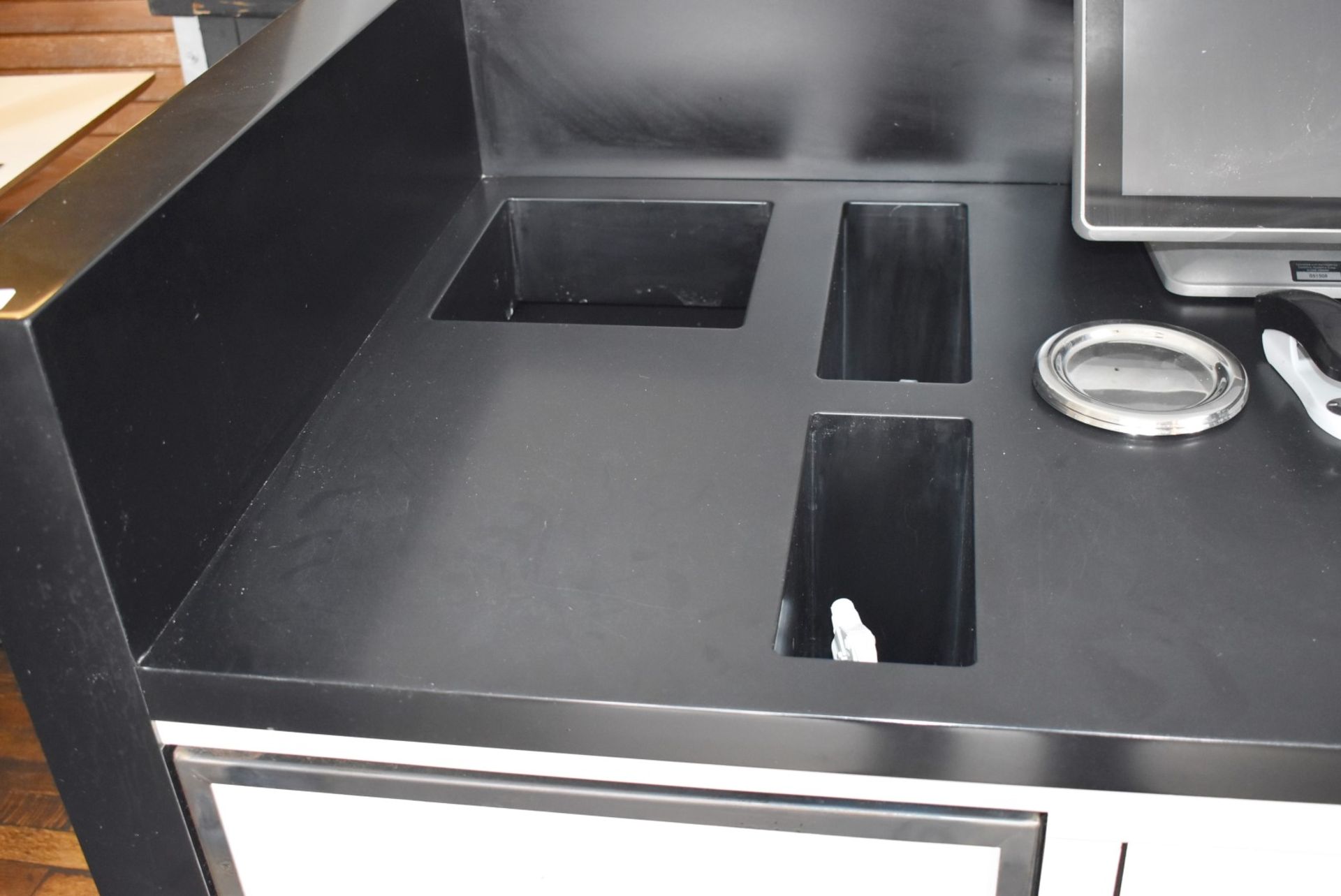 1 x Restaurant Dumbwaiter Station - Features a Solid Worksurface With Bin Chute and Storage - Image 3 of 5