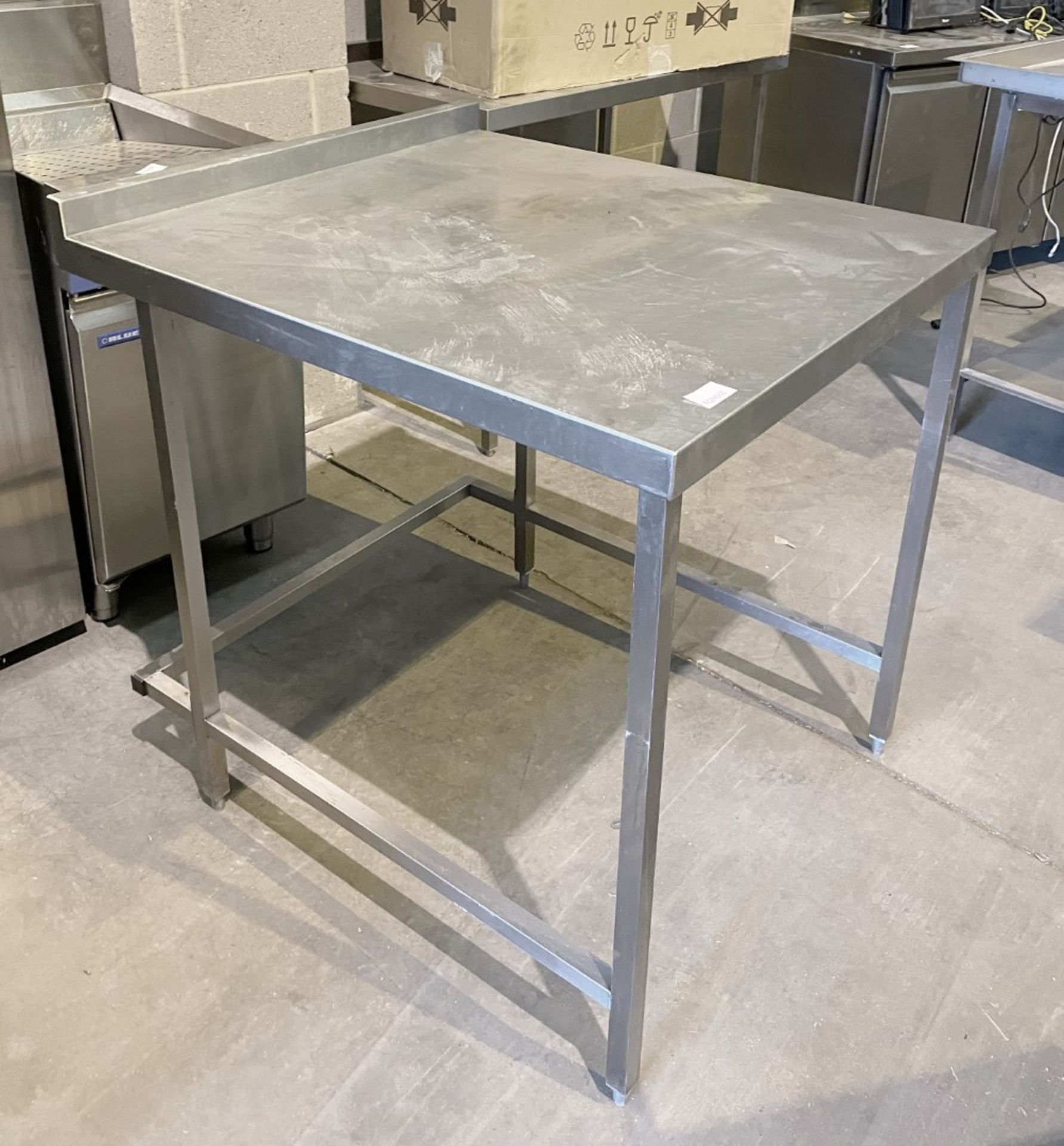 1 X Stainless Steel Prep Table - Approx 84X95X92Cm - Ref: FGN048 - CL834 - Location: Essex, RM19This - Image 2 of 4