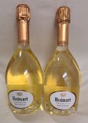 2 x Bottles of Ruinart Champagne Blanc De Blancs Brut - Retail Price £180 - Ref: WAS114 - CL866 -