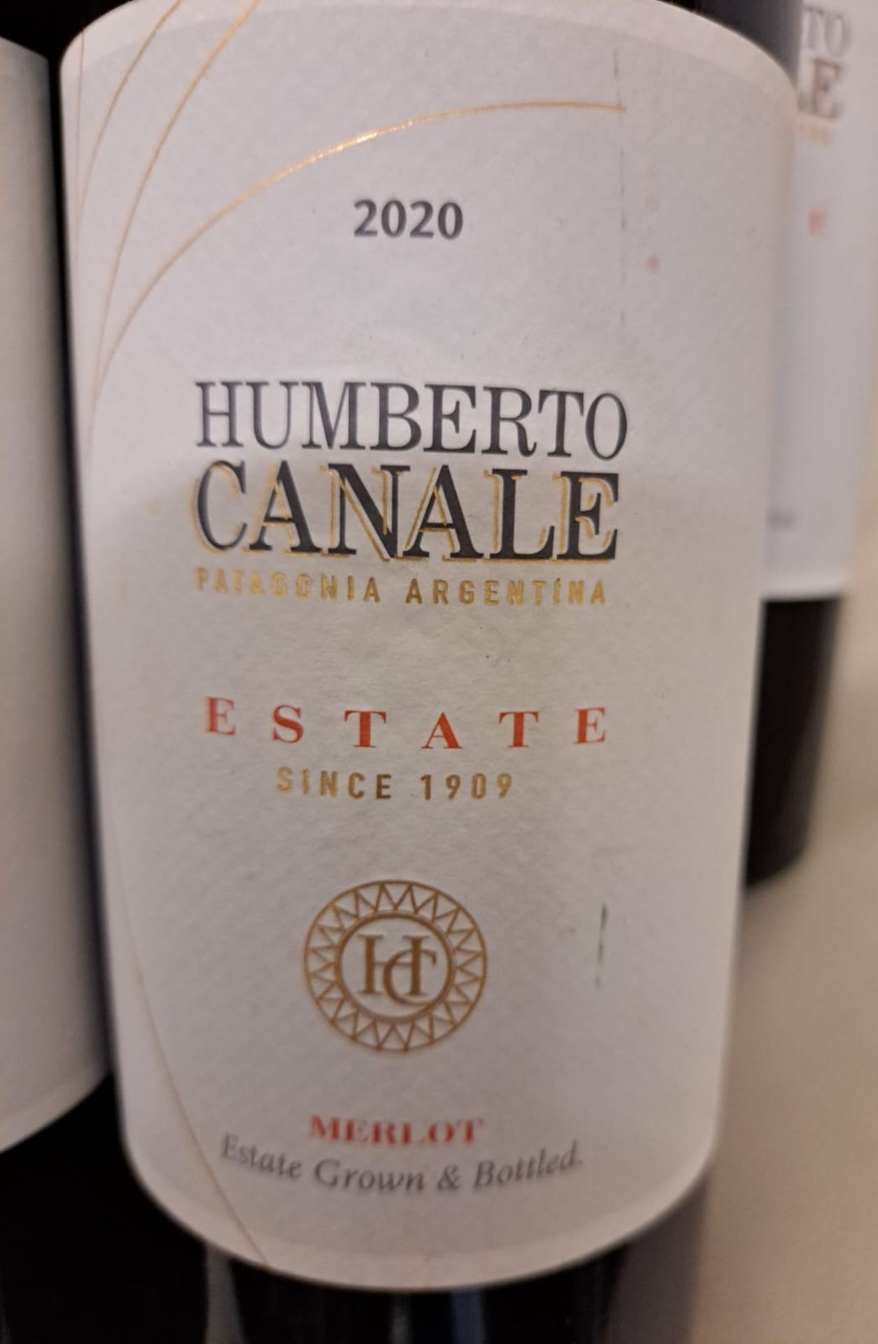 5 x Bottles of 2020 Humberto Canale Estate Merlot Red Wine - Retail Price £80 - Ref: WAS039 - CL8 - Image 2 of 2