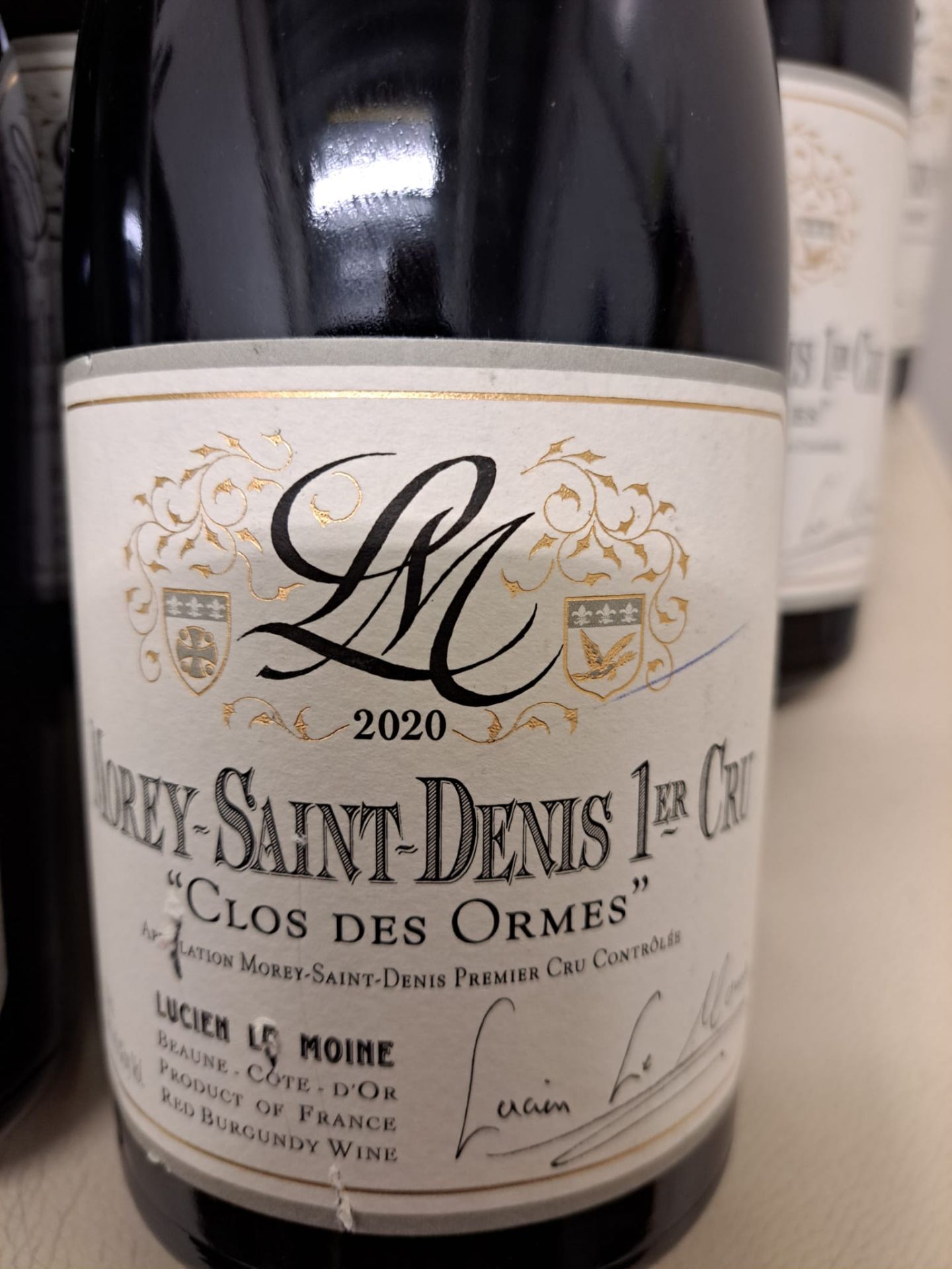 9 x Bottles of 2020 Morey Saint Denis 1Er Cru Clos Des Ormes Wine - Retail Price £495 - Ref: - Bild 3 aus 3
