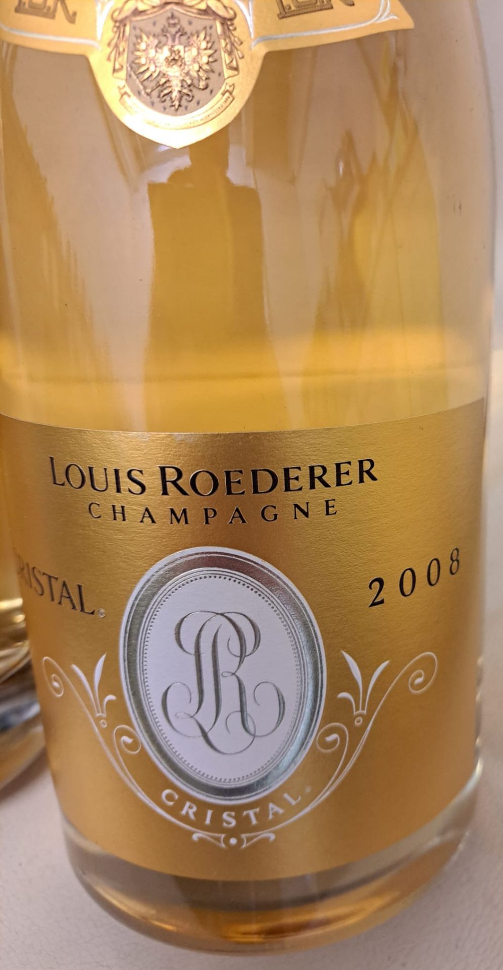 1 x Magnum of 2008 Louis Roederer Cristal Blanc Champagne - Retail Price £1150 - Ref: WAS045B - - Image 2 of 2