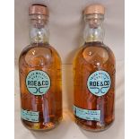 2 x Bottles of Roe & Coe Blended Irish Whisky - Retail Price £64 - Ref: WAS155 - CL866 - Location: