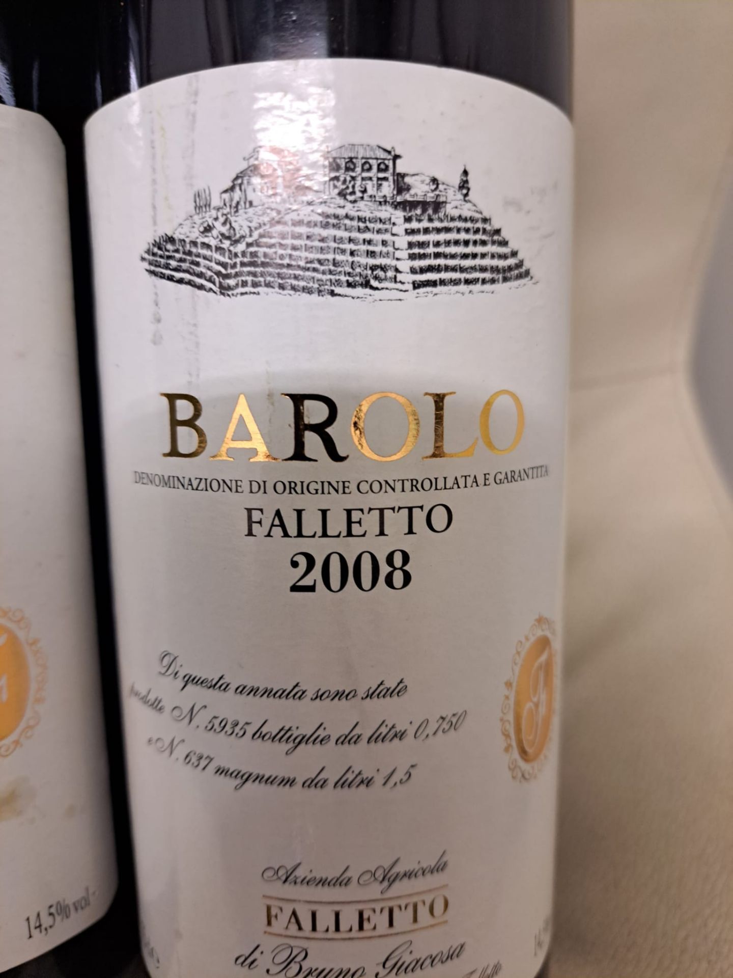 3 x Bottles of 2008 Barolo Falleto Di Bruno Giacosa Red Wine - Retail Price £540 - Ref: WAS028 - - Image 2 of 2