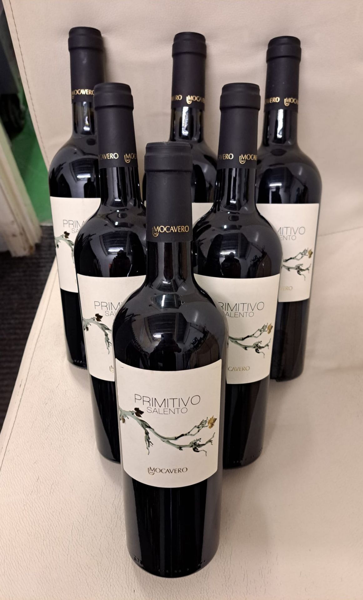 6 x Bottles of Primitivo Salento Mocavero Red Wine - Retail Price £120 - Ref: WAS023 - CL866 -