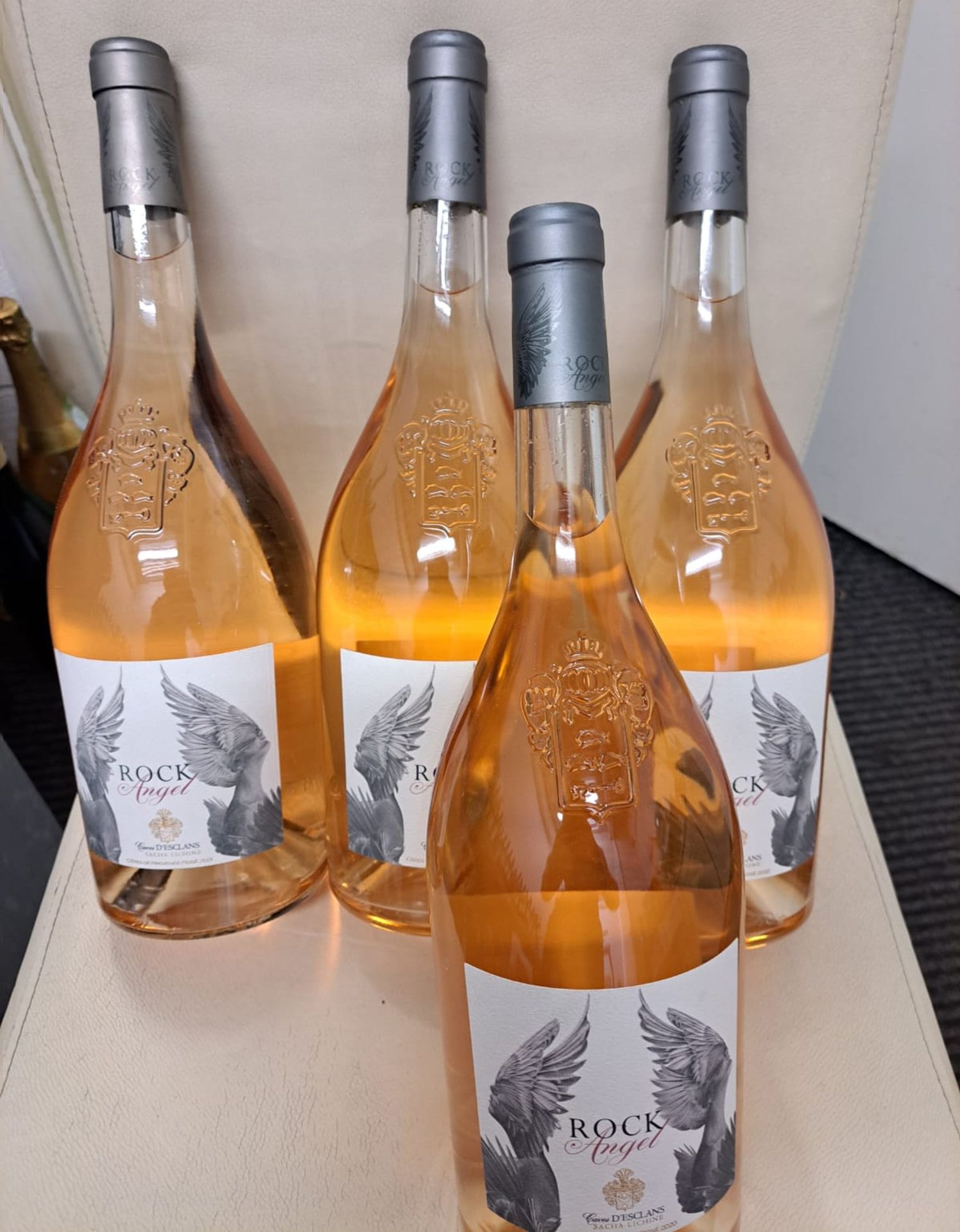 5 x Magnums of 2020 Rock Angel Caves D'Esclans Sacha Lichine Wine - Retail Price £525 - Ref: