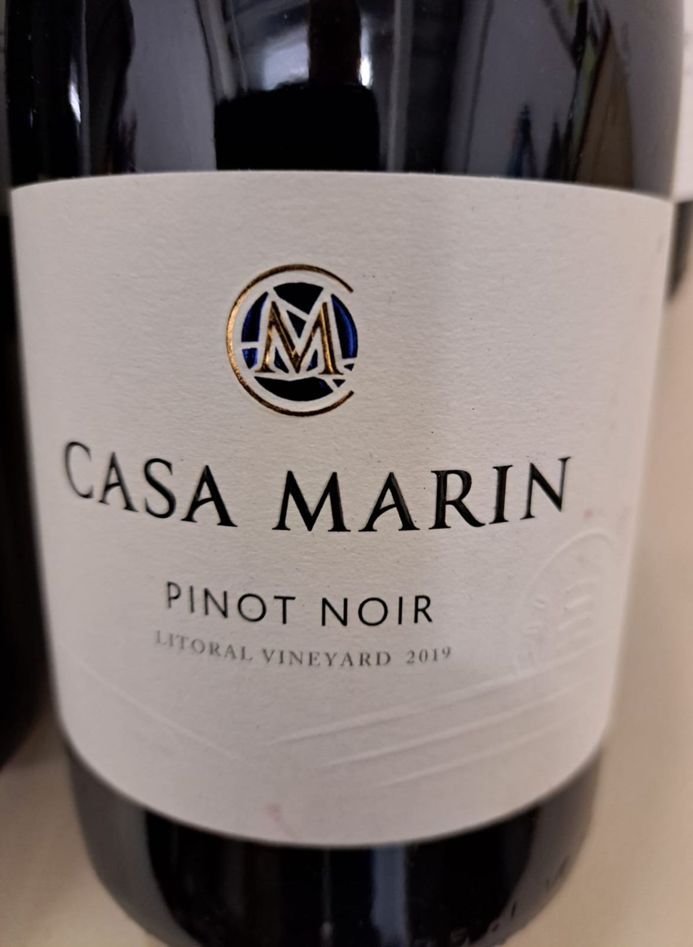 5 x Bottles of 2019 Casa Marin Litoral Pinot Noir Red Wine - Retail Price £100 - Ref: WAS040 - CL866 - Image 2 of 2