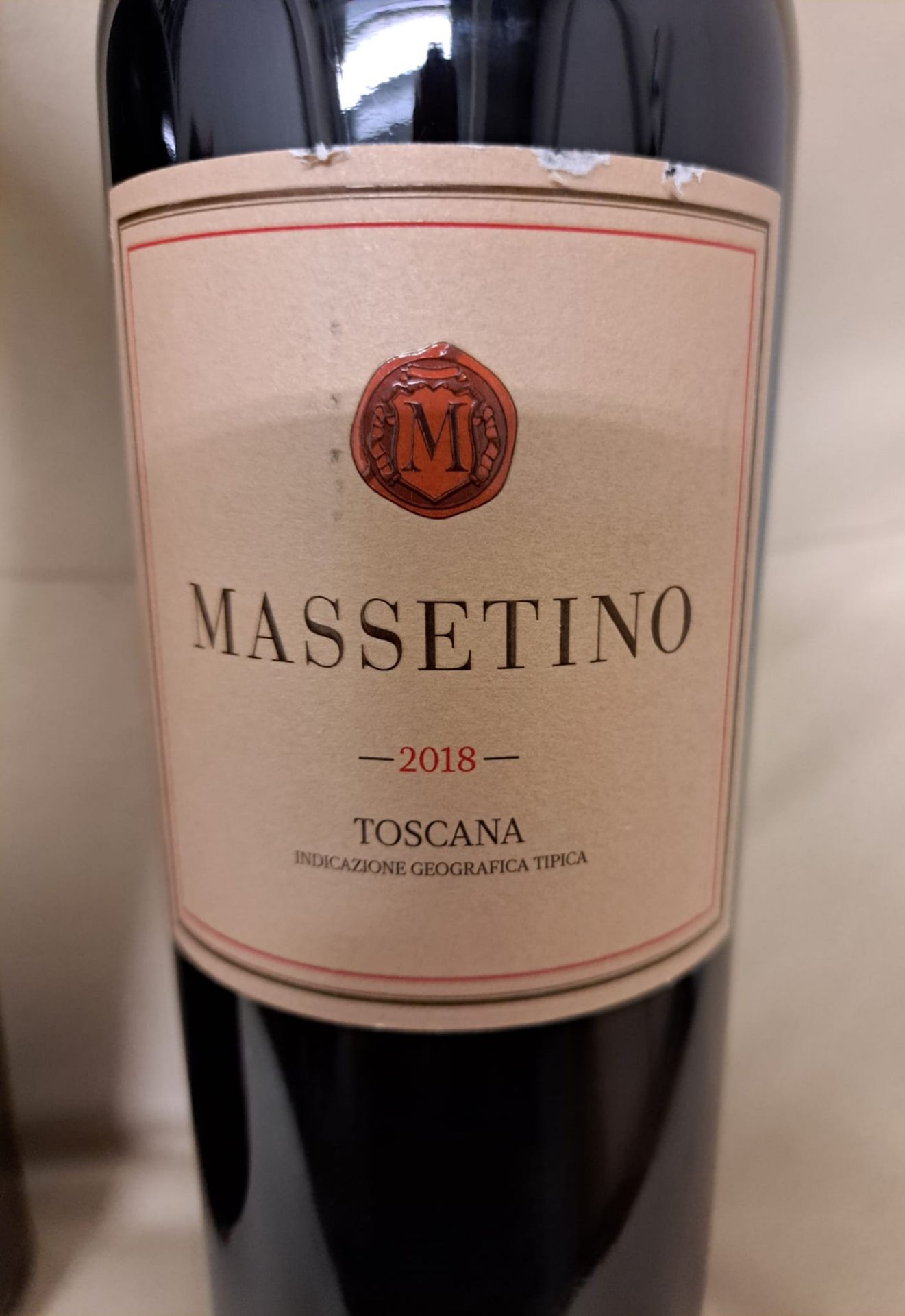 1 x Bottle of 2018 Massetino Toscana IGT Red Wine, Tuscany, Italy - Retail Price £375 - Ref: WAS019A - Bild 2 aus 2