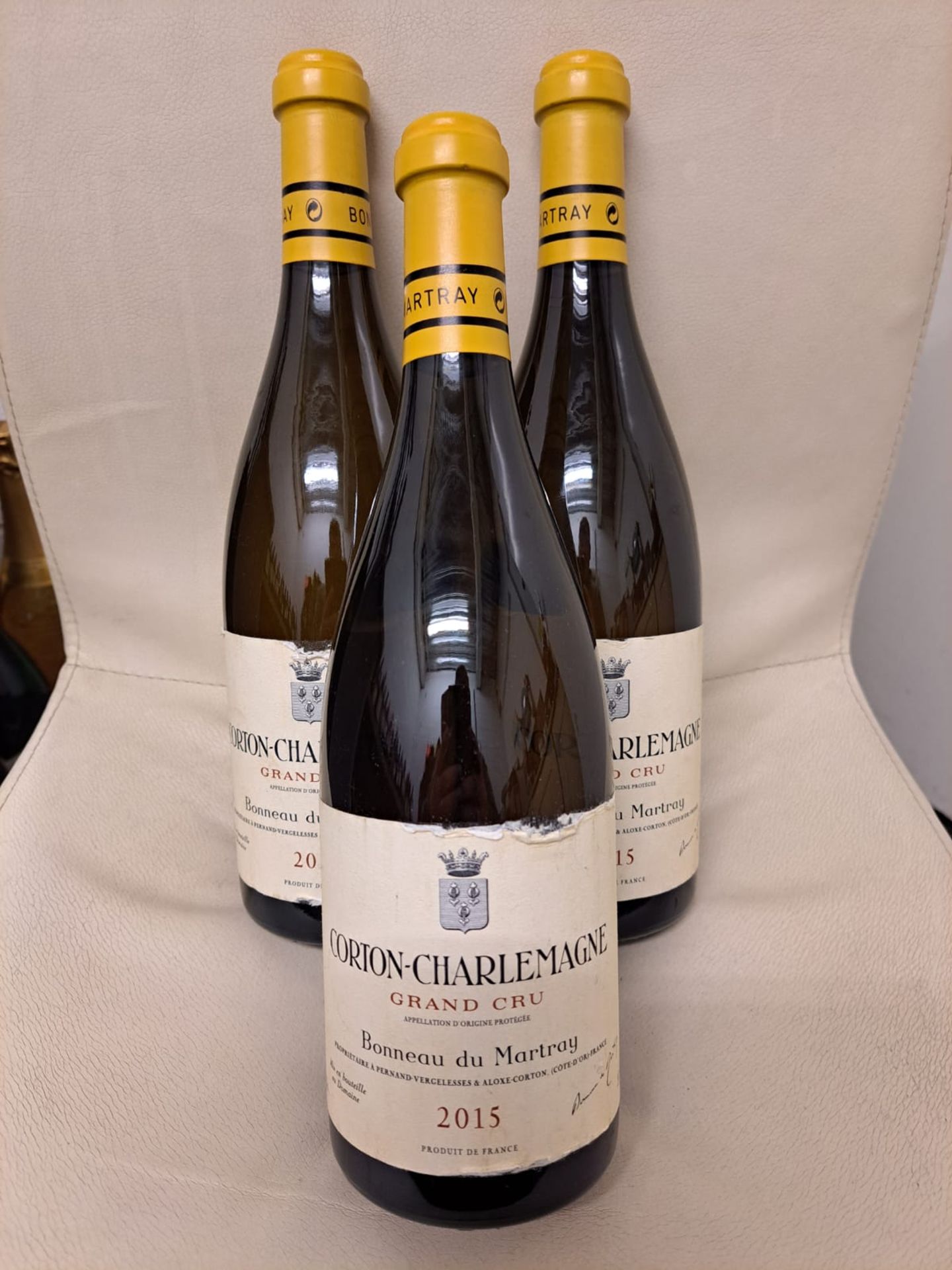 1 x Bottle of 2015 Domaine Bonneau Du Martray Corton-Charlemagne Grand Cru White Wine - Retail Price