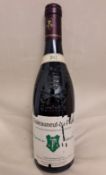 1 x Bottle of 2012 Henri Bonneau Chateauneuf-Du-Pape Red Wine - Retail Price £330 - Ref: WAS078 -
