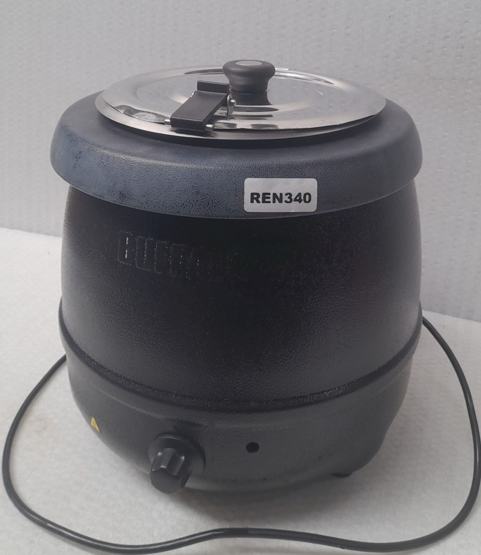 1 x Dualit 10 Litre Black Cauldron Hotpot Soup Kettle - Model L715 - 240v - Image 2 of 5