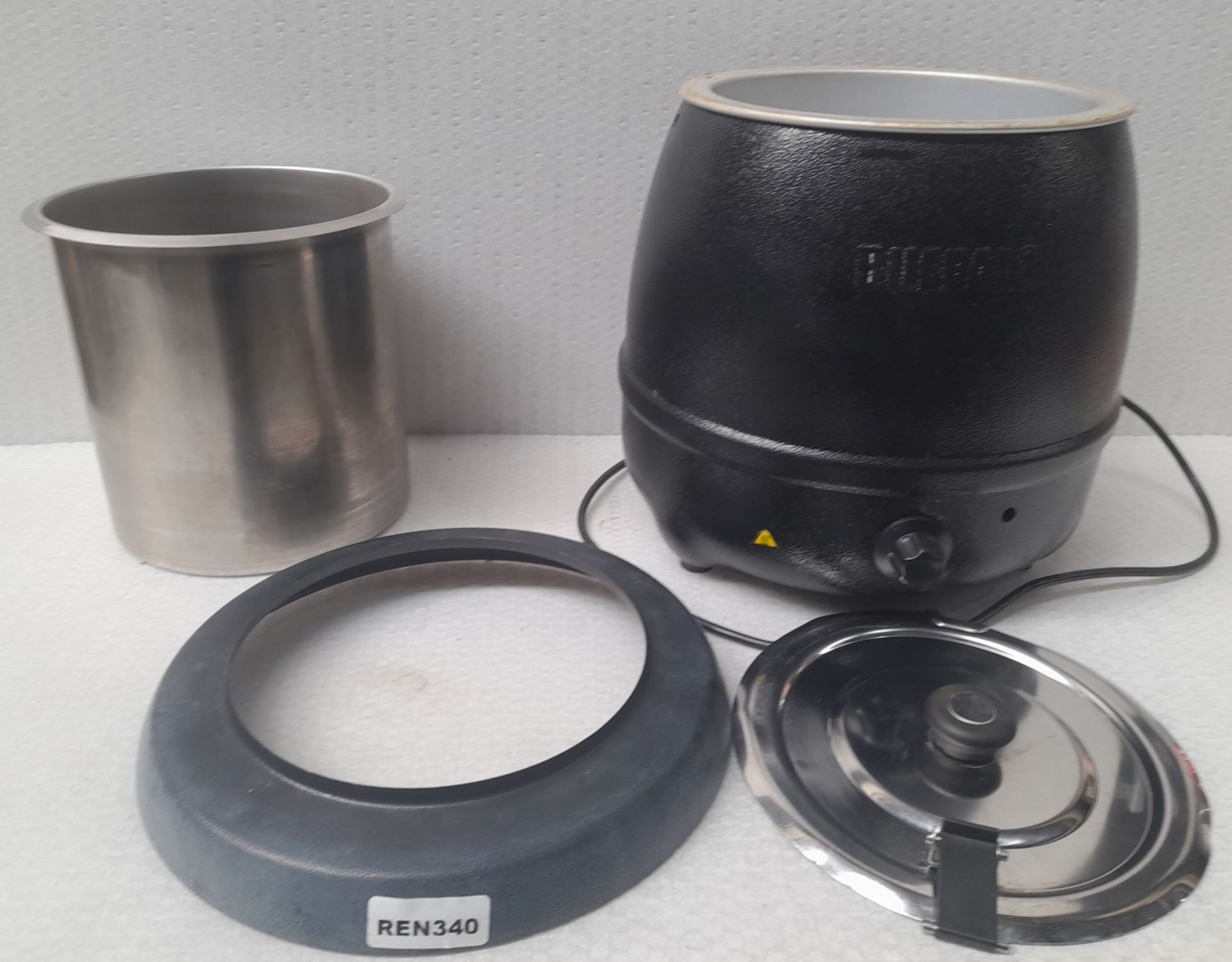 1 x Dualit 10 Litre Black Cauldron Hotpot Soup Kettle - Model L715 - 240v - Image 4 of 5