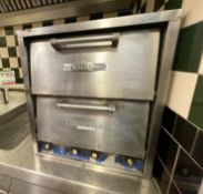 1 x Bakers Pride Three Deck Commercial Electric Pizza Oven - CL819 - Location: Altrincham