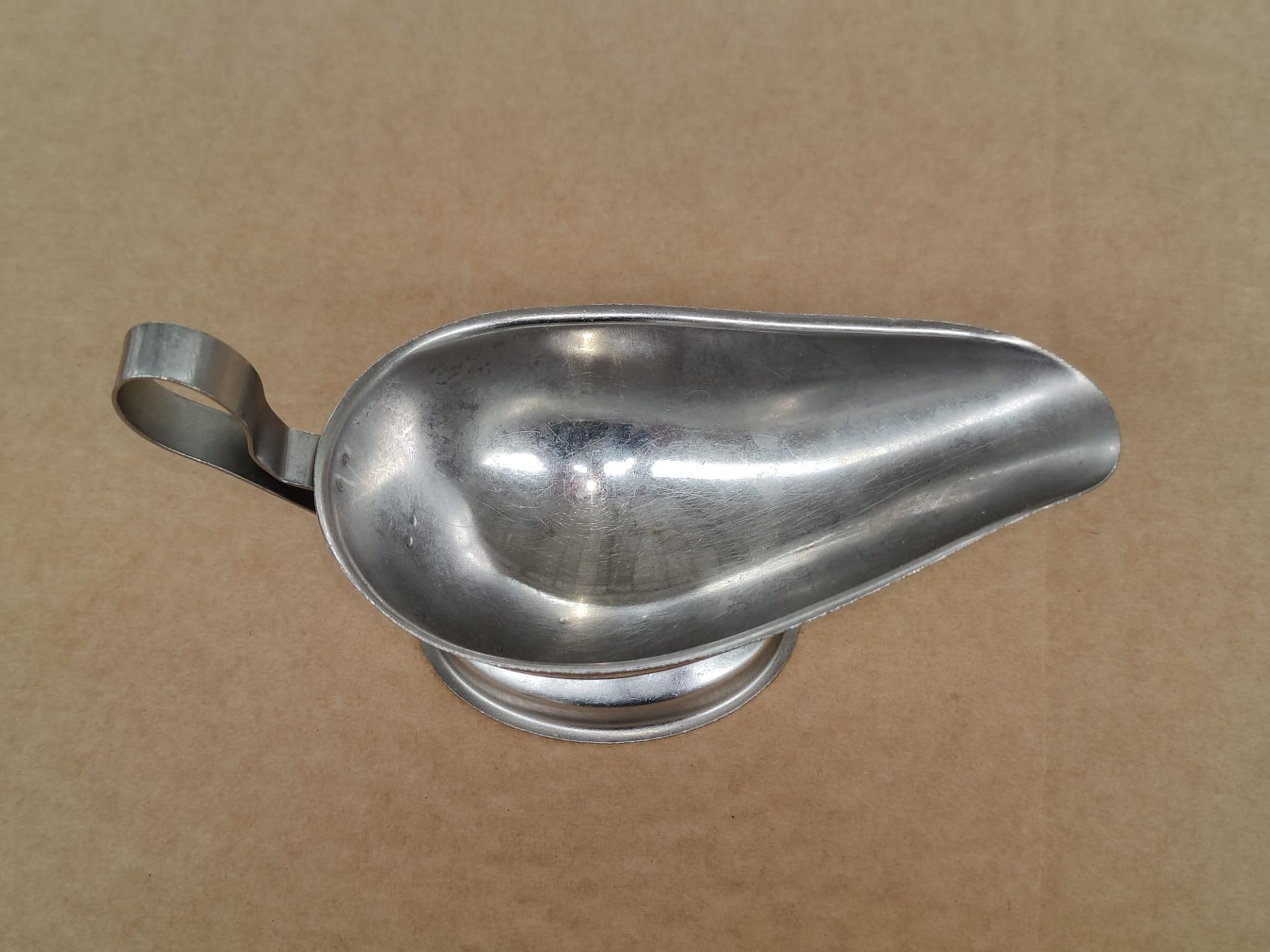 30 x Stainless Steel Sauce & Gravy Boats - Size: 130mm Wide Without Handle - Image 4 of 6