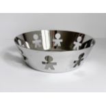 1 x ALESSI 'Girotondo' Designer Stainless Steel Bowl - Made In Italy - Ref: GRG001 / WH2 / BOX1 -
