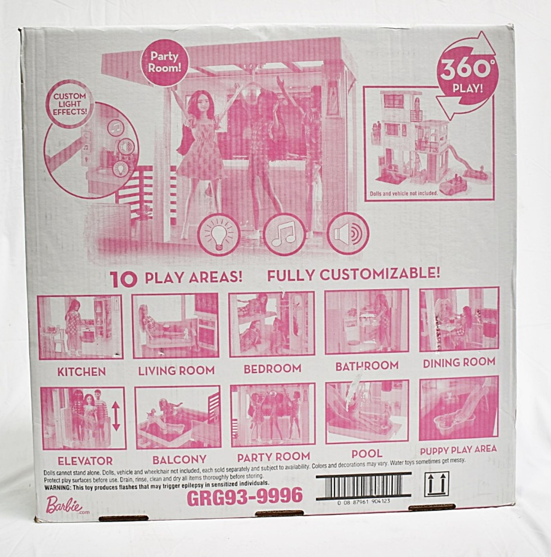 1 x BARBIE Dreamhouse With Lights And Sound - Original Price £329.00 - Sealed Boxed Stock - Ref: - Image 2 of 3