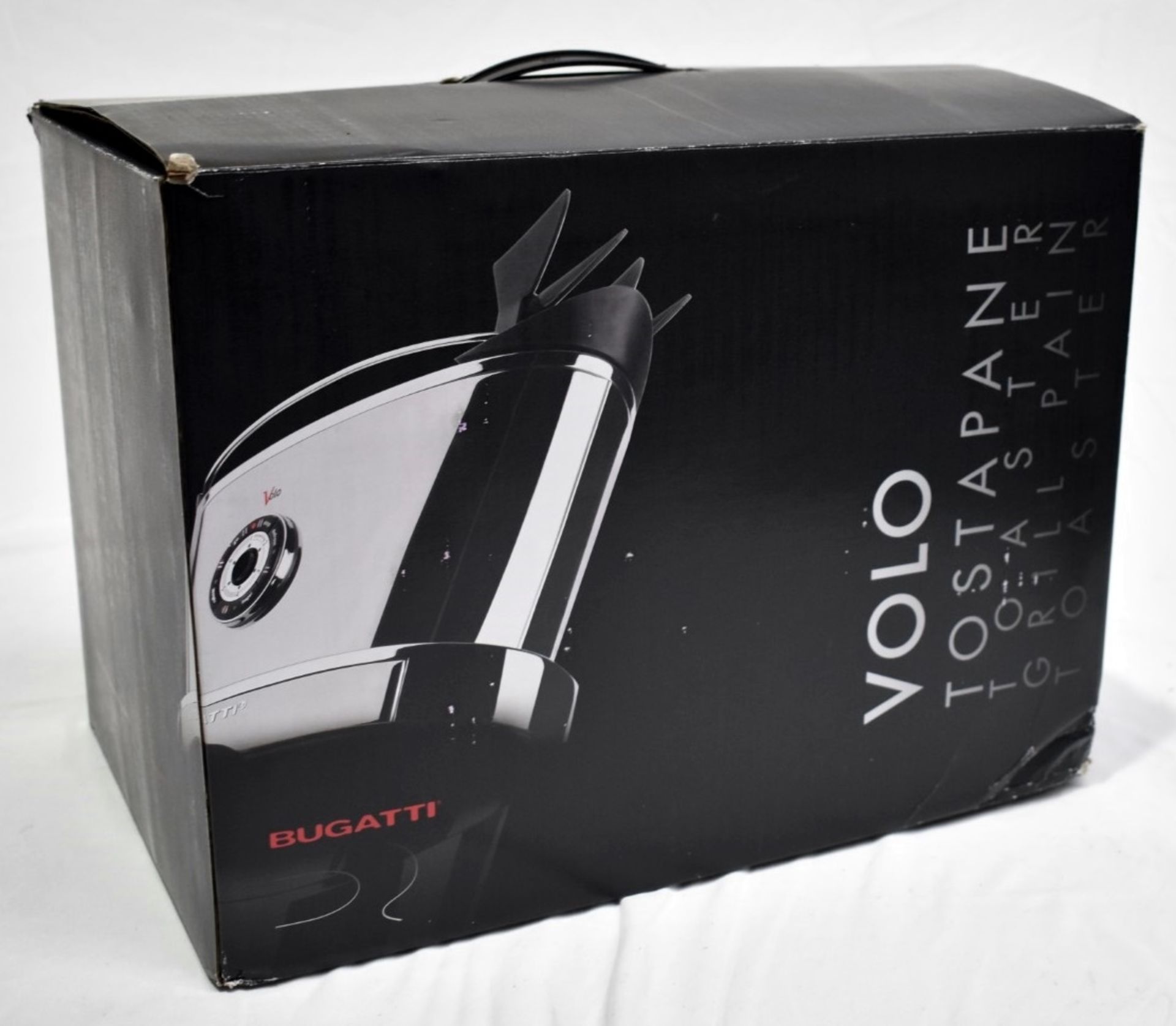 1 x BUGATTI Volo 2-Slice Toaster - Dimensions: 32cm x W20cm x D30cm approx - Original RRP £178.00