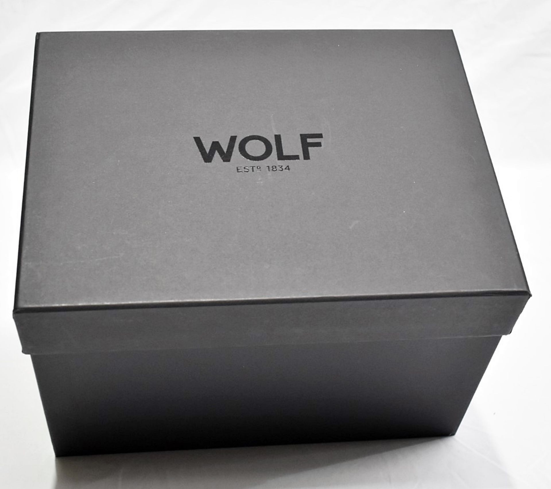 1 x WOLF 'Palermo' Large Luxury Leather Jewellery Box, With A Pewter Finish - Original Price £475.00 - Image 6 of 18