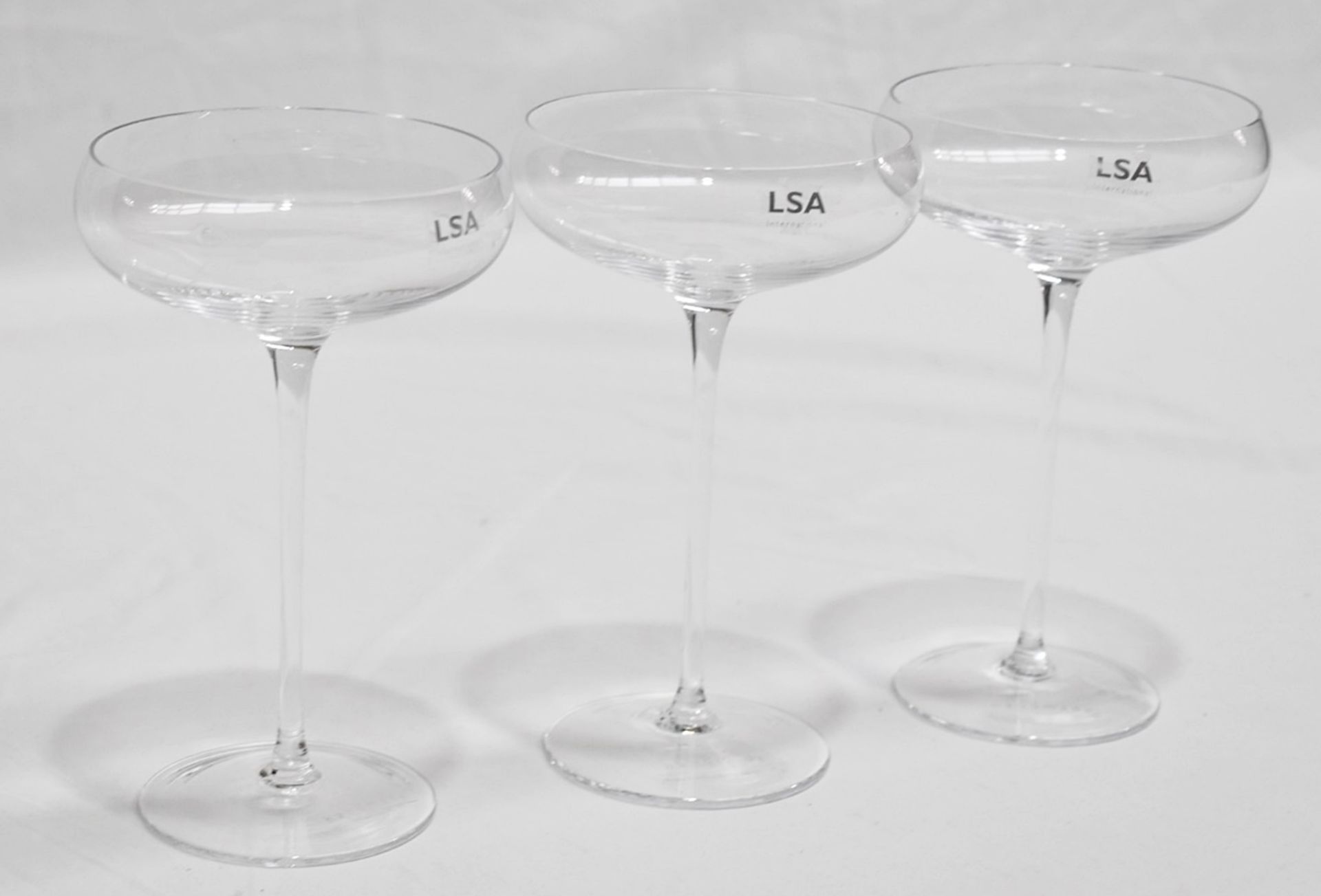 3 x LSA Wine Collection Handmade Champagne Saucers - 300ml - Unused Boxed Stock - Ref: HJL522 / - Image 5 of 6