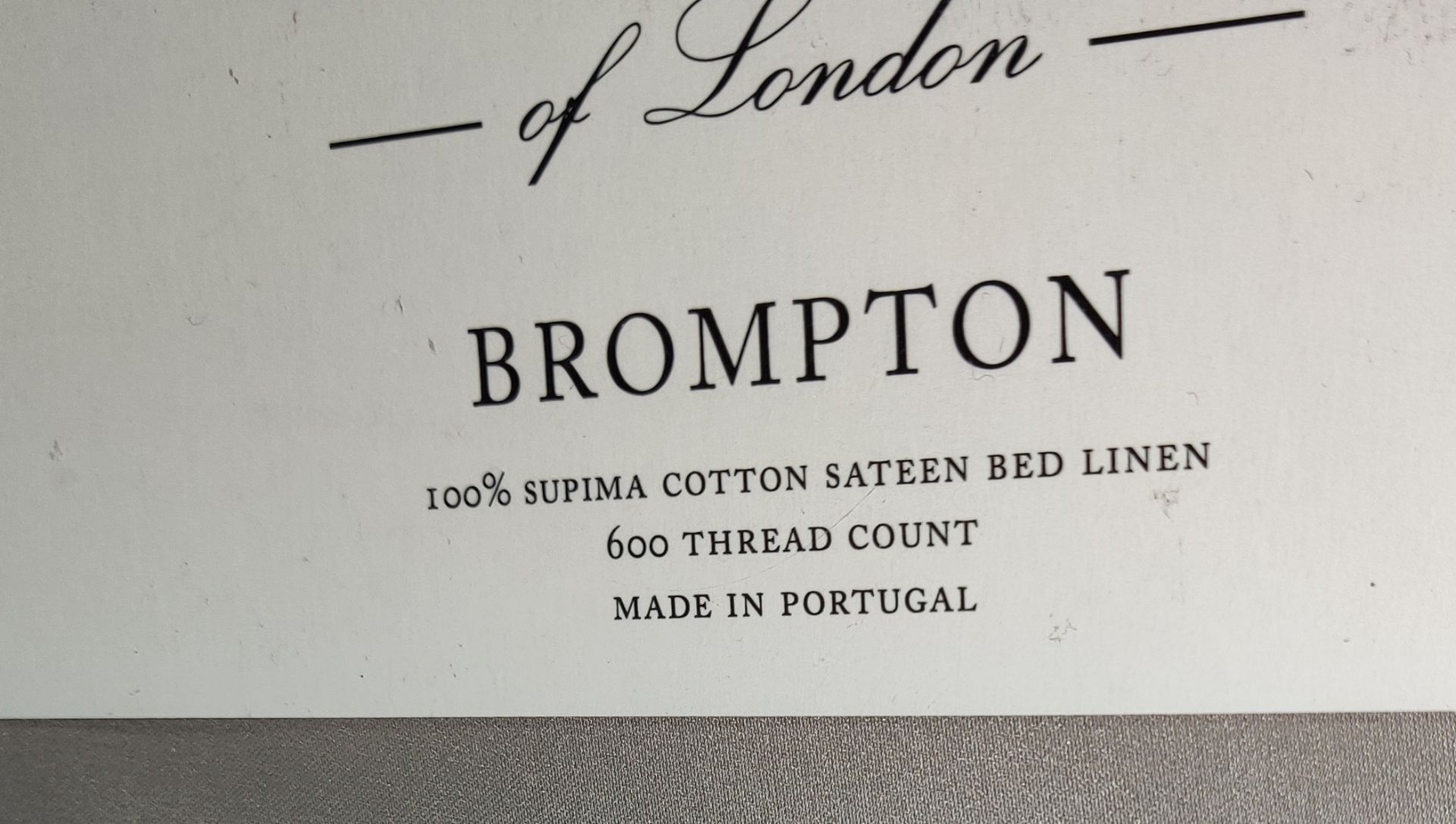 1 x HARRODS OF LONDON Brompton Housewife Pillowcase Pair (50cm X 75cm) - Original RRP £89 - Ref: - Image 7 of 10