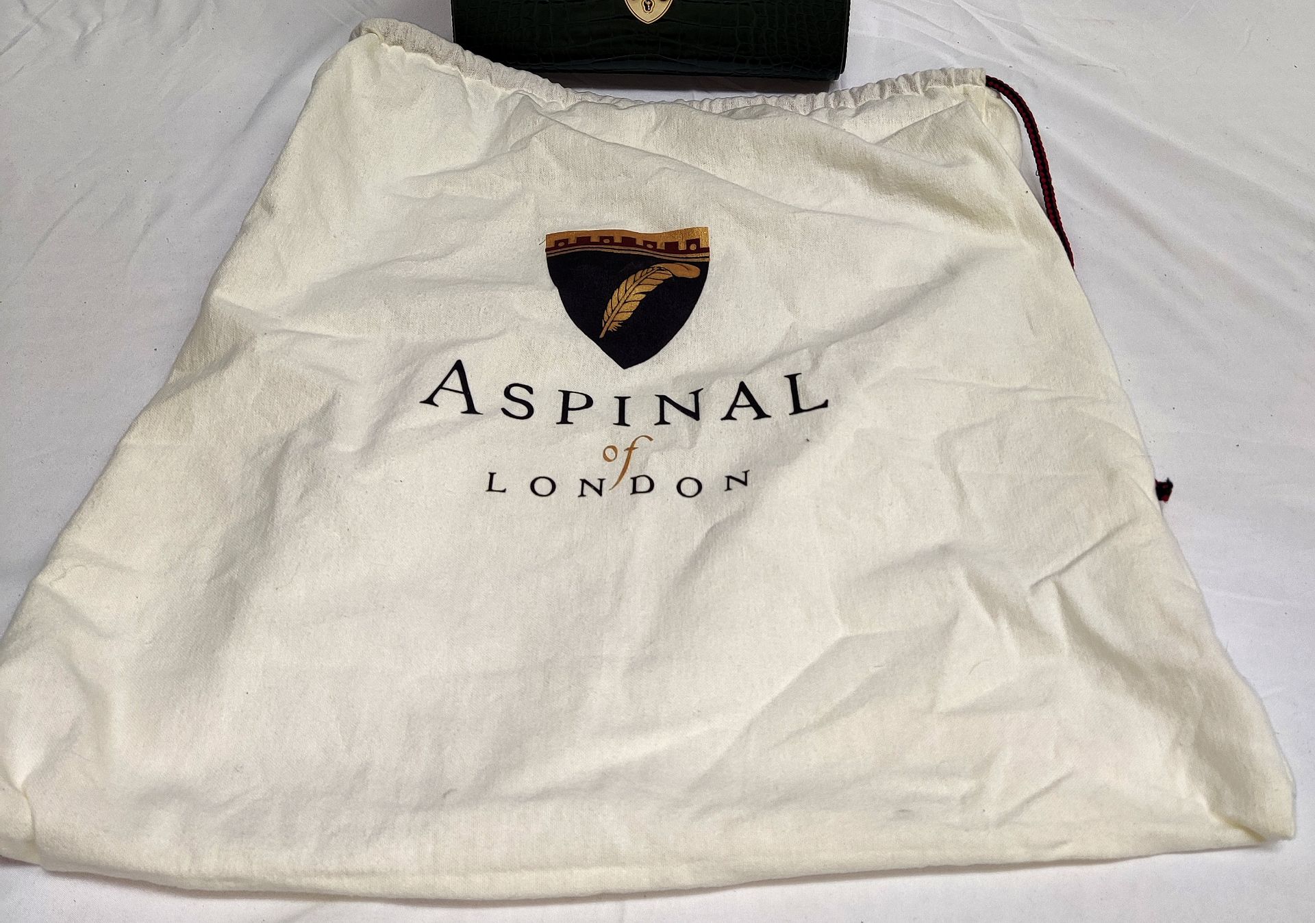 1 x ASPINAL OF LONDON Mayfair Bag - Evergreen Patent Croc - Original RRP £695.00 - Image 4 of 23