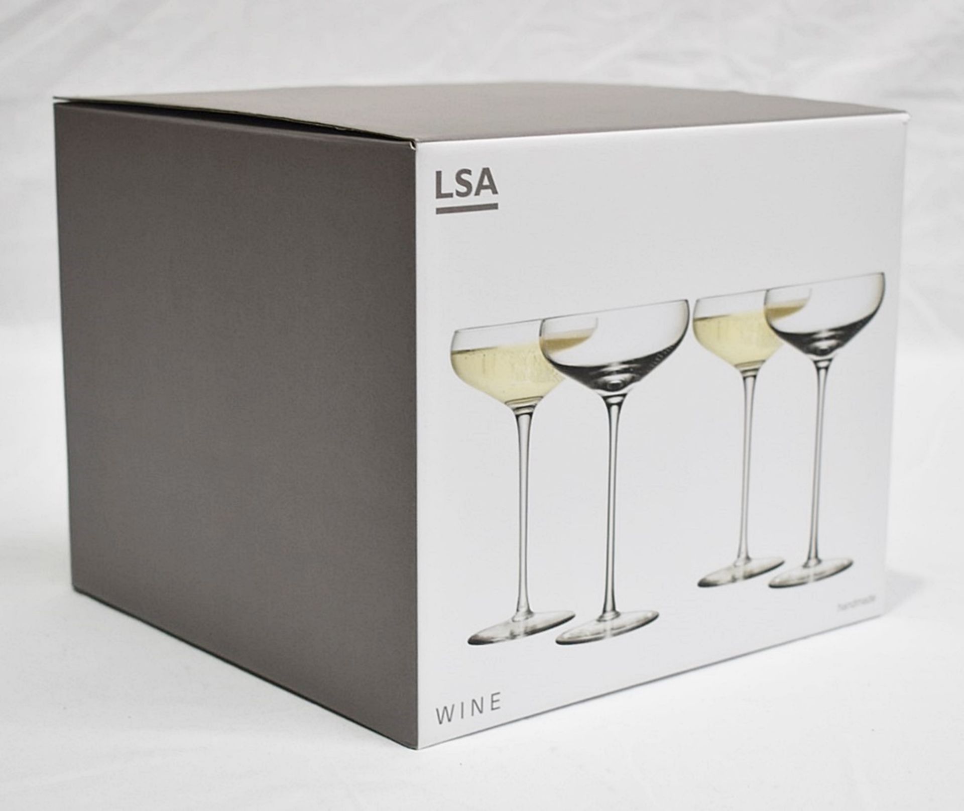 3 x LSA Wine Collection Handmade Champagne Saucers - 300ml - Unused Boxed Stock - Ref: HJL522 / - Image 3 of 6