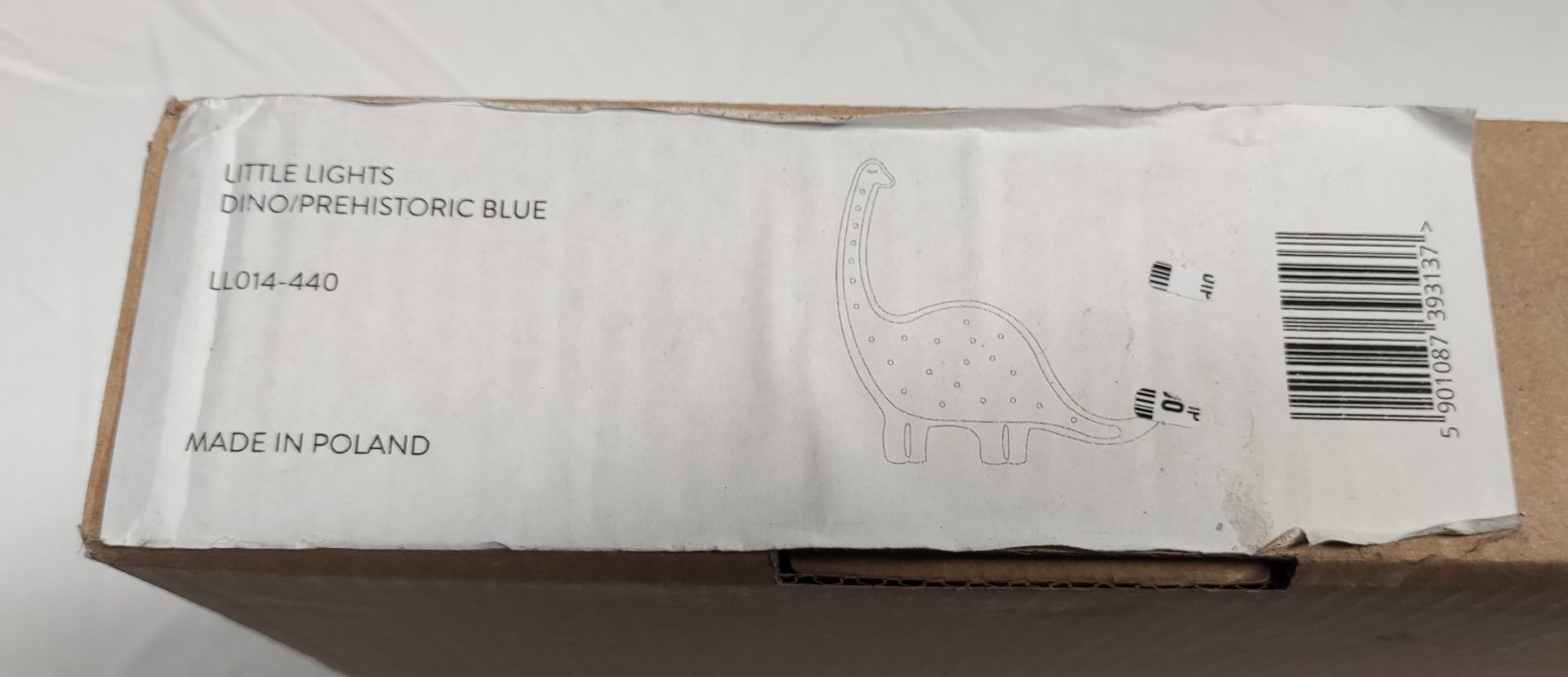 1 x LITTLE LIGHTS Diplodocus Dino Lamp In Prehistoric Blue - Boxed - Original RRP £139 - Ref: - Image 9 of 9