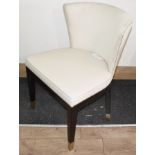 1 x Stylish Chair With Champagne Piping And Bass Tips - Preowned In Good Order, Taken From a