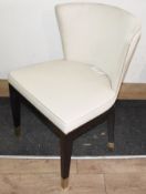 1 x Stylish Chair With Champagne Piping And Bass Tips - Preowned In Good Order, Taken From a