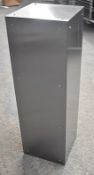 4 x Metal-plated Shop Display Plinths / Platforms - Ref: HBK100 WH3 - CL987 - Location: Altrincham