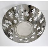 1 x ALESSI 'Girotondo' Designer Stainless Steel ‘Nachos’ Bowl - Made In Italy - Ref: GRG007 /