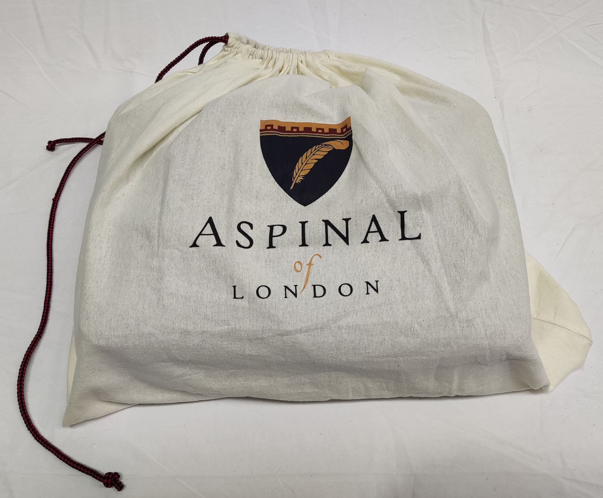 1 x ASPINAL OF LONDON Mount Street Small Laptop Bag In Black Saffiano - Original RRP £650 - Ref: - Image 9 of 21