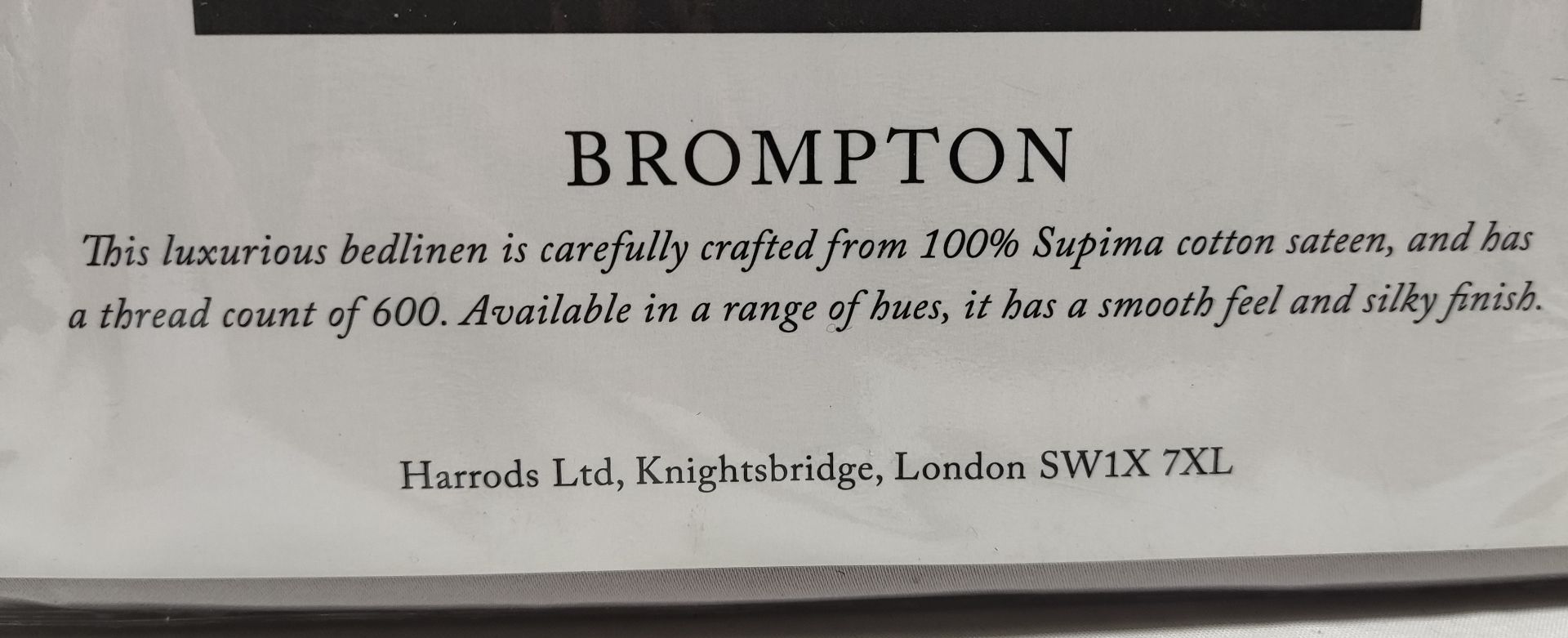 1 x HARRODS OF LONDON Brompton Housewife Pillowcase Pair (50cm X 75cm) - Original RRP £89 - Ref: - Image 8 of 9