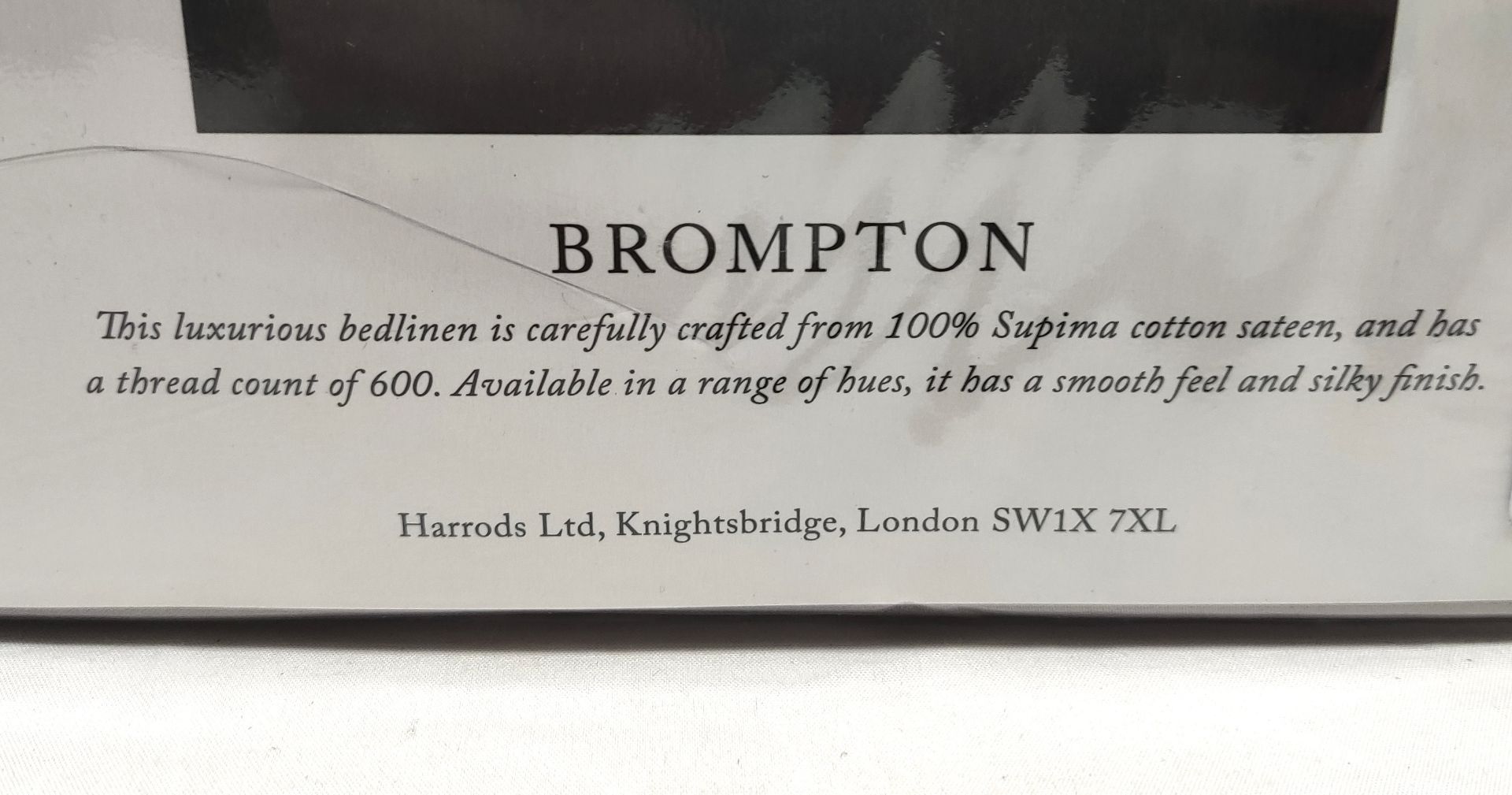 1 x HARRODS OF LONDON Brompton Housewife Pillowcase Pair (50cm X 75cm) - Original RRP £89 - Ref: - Image 6 of 10