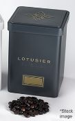 1 x LOTUSIER 'Tin Humidor' Luxury Double-walled Storage Tin In Grey - Original Price £130.00