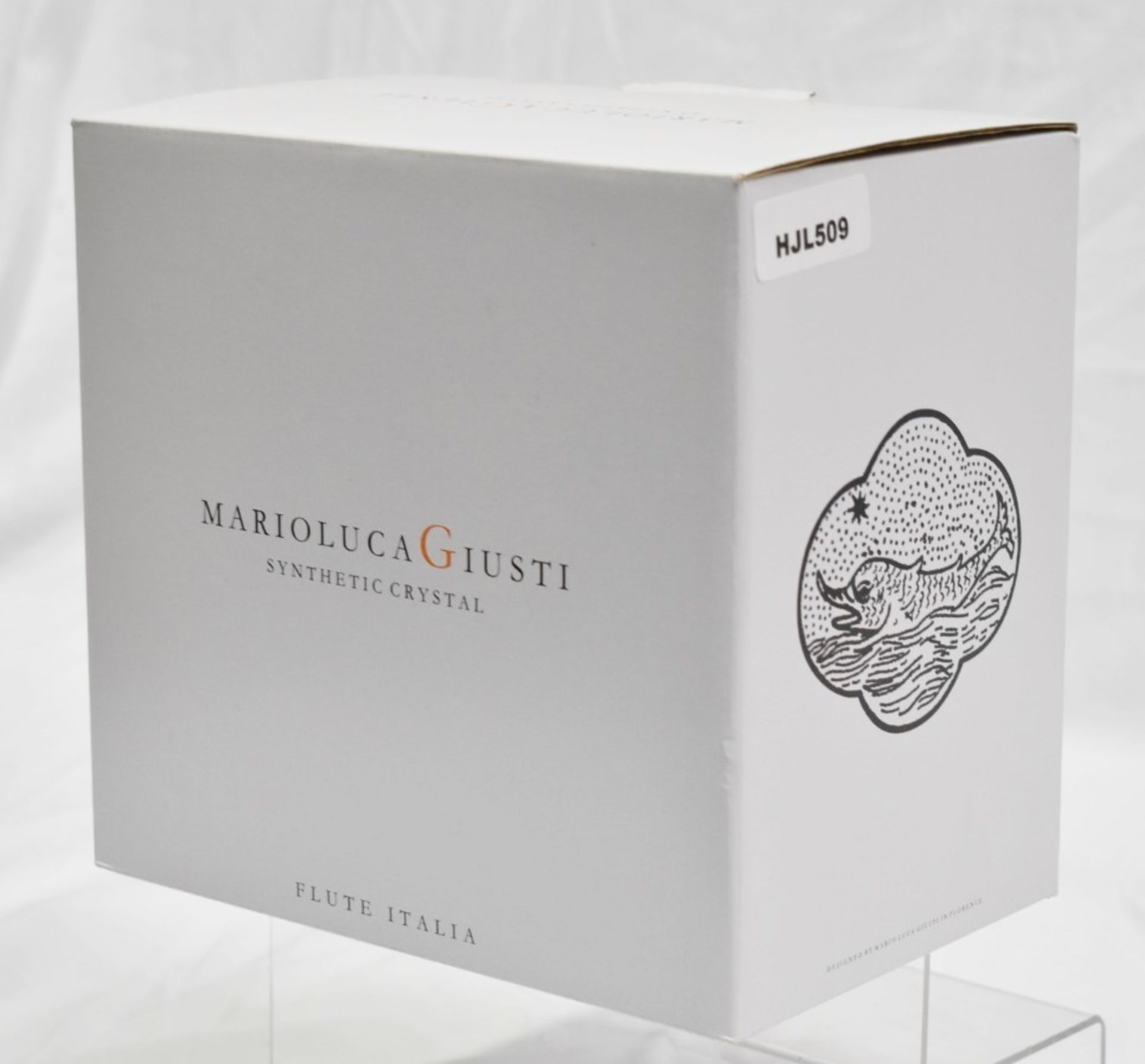 Set Of 6 x MARIO LUCA GIUSTI 'Nuova Italia Synthetic Crystal' Flutes, 150ml - Original Price £150.00 - Image 3 of 10