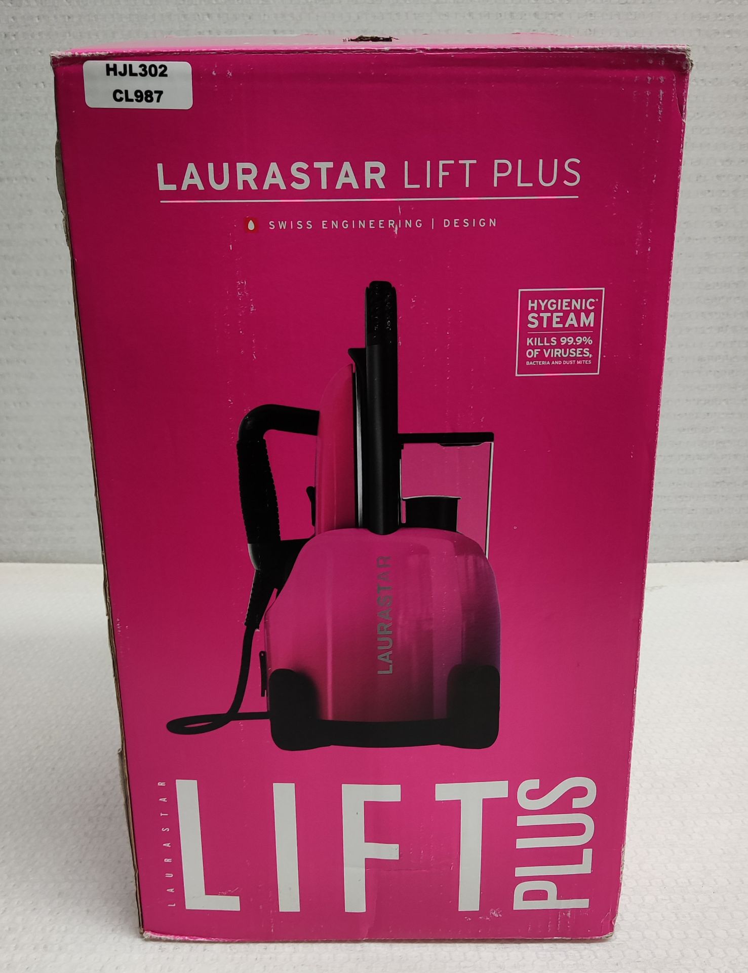 1 x LAURASTAR Lift Plus 'Pinky Pop' Steam Generator - Boxed - Original RRP £419.00 - Ref: 5060934/ - Image 3 of 9
