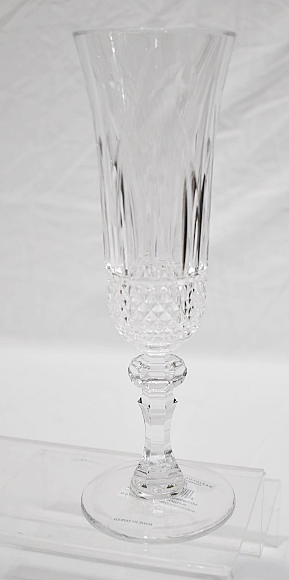 Set Of 6 x MARIO LUCA GIUSTI 'Nuova Italia Synthetic Crystal' Flutes, 150ml - Original Price £150.00 - Image 4 of 10