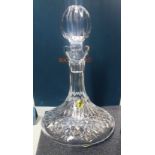 1 x WATERFORD Lismore Lead Crystal Decanter - Unused Boxed Stock