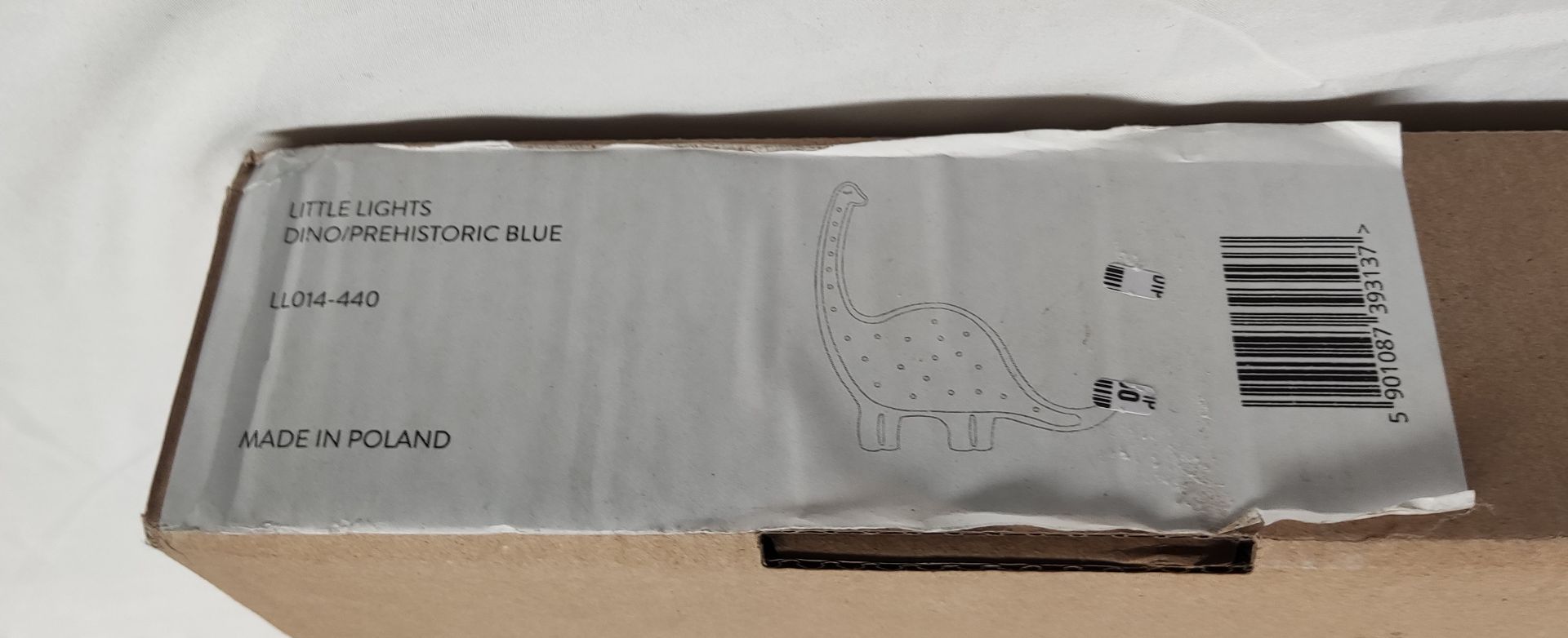 1 x LITTLE LIGHTS Diplodocus Dino Lamp In Prehistoric Blue - Boxed - Original RRP £139 - Ref: - Image 8 of 9